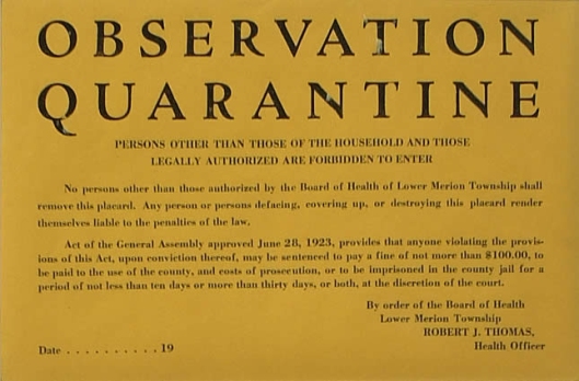 quarantine notice